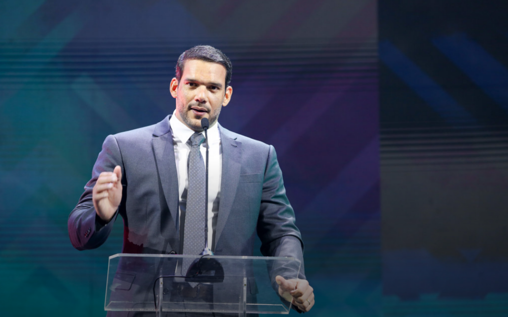 Presidente da CBF, Samir Xaud cumpre agenda em João Pessoa pela primeira vez