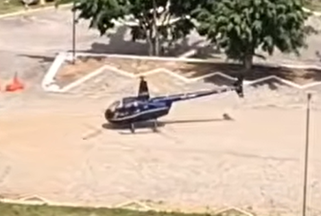Helicóptero teria pousado em Campina Grande para abastecer, diz Corpo de Bombeiros