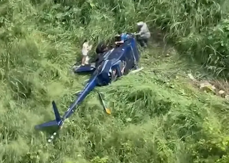 Piloto de helicóptero que caiu em Campina Grande não tinha habilitação para pilotar aeronave, diz polícia