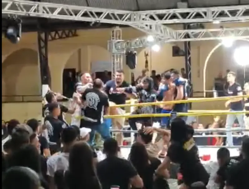 Evento de luta marcial em Areia é suspenso após confusão generalizada