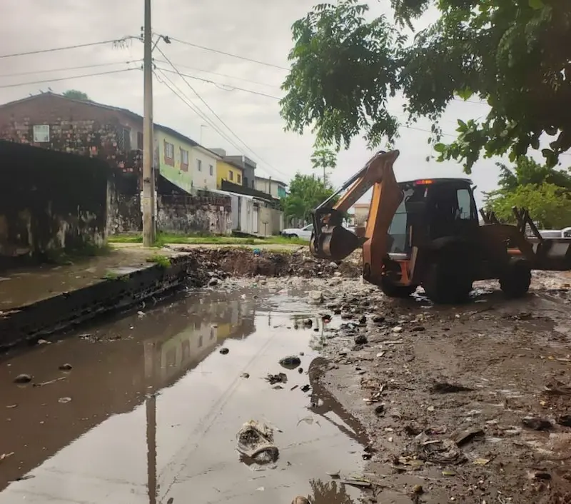 Prefeitura de João Pessoa monta força-tarefa de drenagem e assistência após fortes chuvas na capital