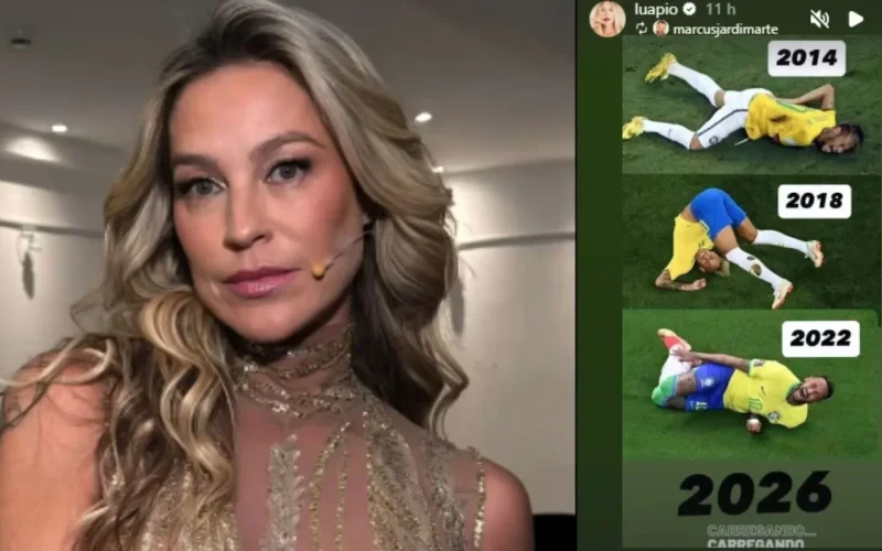 Luana Piovani zoa nova lesão de Neymar às vésperas de Copa do Mundo