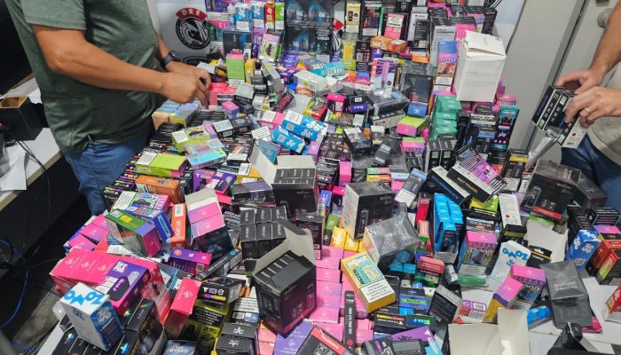 Polícia Civil aprende quase dois mil cigarros eletrônicos vindos do Paraguai, na Paraíba