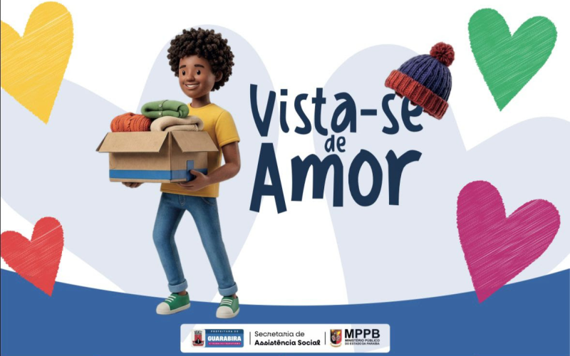 Prefeitura de Guarabira inicia campanha “Vista-se de Amor” para arrecadação de roupas
