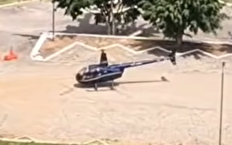 Helicóptero teria pousado em Campina Grande para abastecer, diz Corpo de Bombeiros