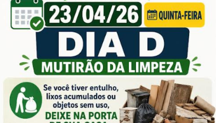Em Monteiro: Mutirão de limpeza começa nesta quinta-feira pelo bairro Alto da Serra