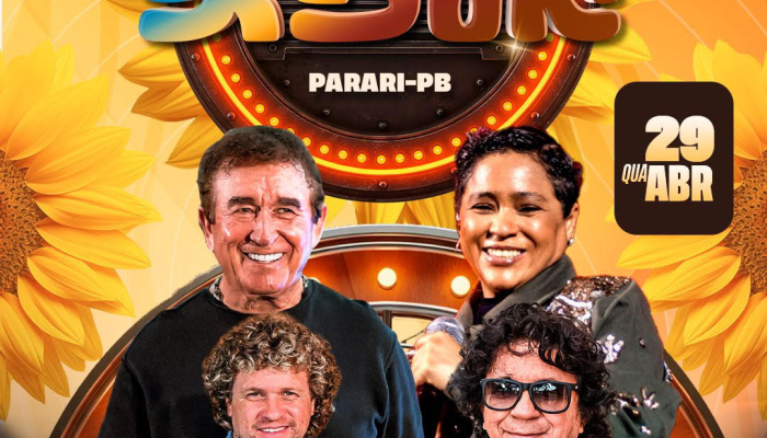 Parari recebe o 1º Bregari com grandes nomes da música brega