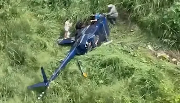 Piloto de helicóptero que caiu em Campina Grande não tinha habilitação para pilotar aeronave, diz polícia