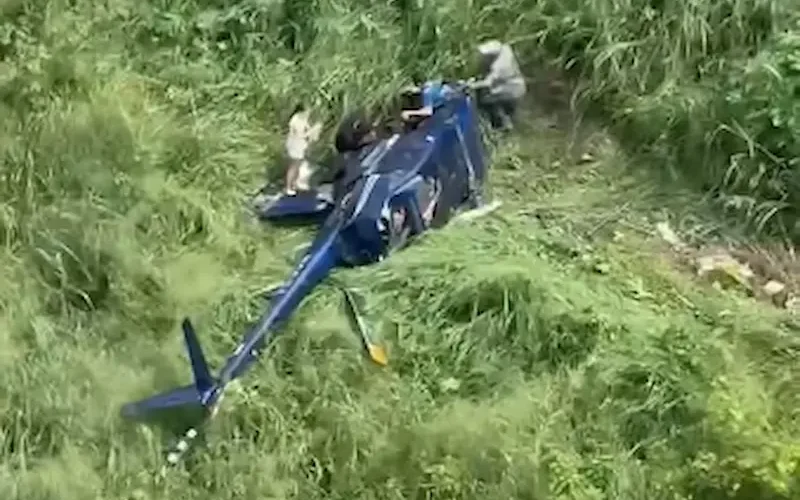 Piloto de helicóptero que caiu em Campina Grande não tinha habilitação para pilotar aeronave, diz polícia