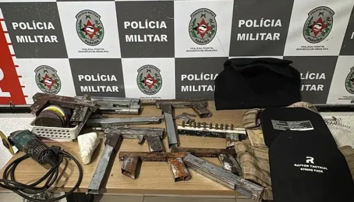 Polícia encontra fábrica clandestina de armas em comunidade de João Pessoa