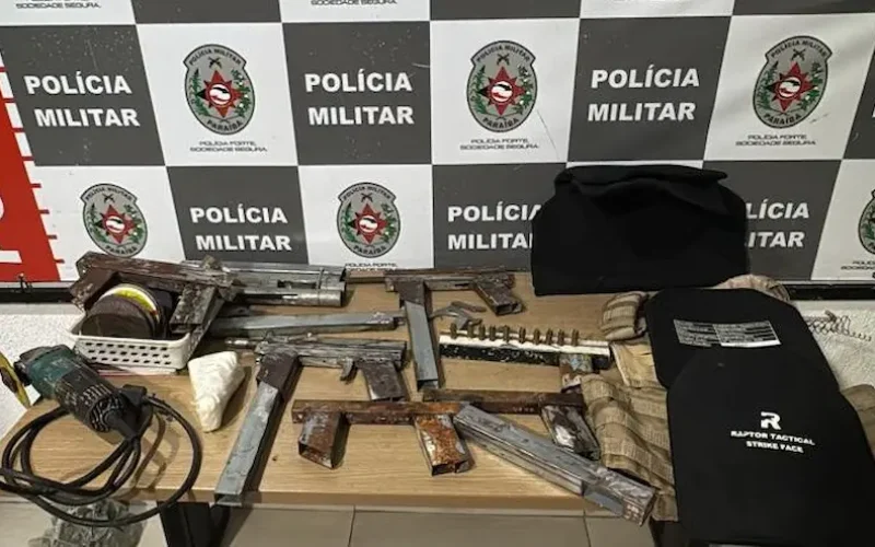 Polícia encontra fábrica clandestina de armas em comunidade de João Pessoa