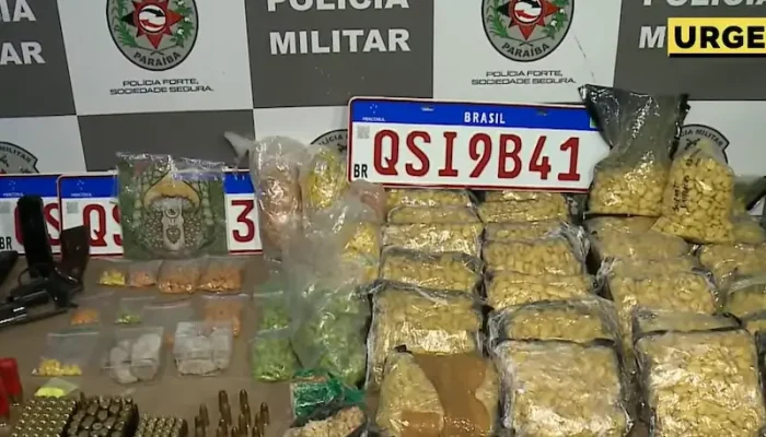Polícia Militar apreende grande quantidade de drogas e munições no Bairro das Indústrias