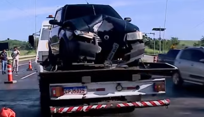 Acidente na BR-101 deixa uma pessoa morta e duas feridas, em Santa Rita