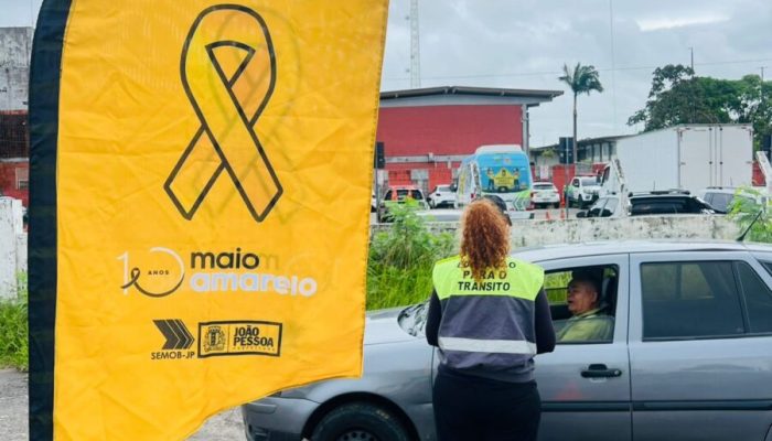 Semob-JP inicia Maio Amarelo com ações educativas para servidores e conscientização sobre o uso das vagas especiais