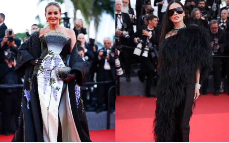 Musas 60+! Demi Moore e Sharon Stone roubam a cena no tapete vermelho de Cannes